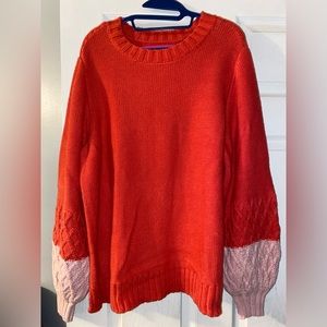 Crown and Ivy 2x Red and Pink sweater